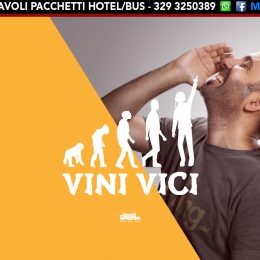VINI VICI @ COCORICÒ 27 LUGLIO 2018 TICKET ONLINE TAVOLI PACCHETTI HOTEL